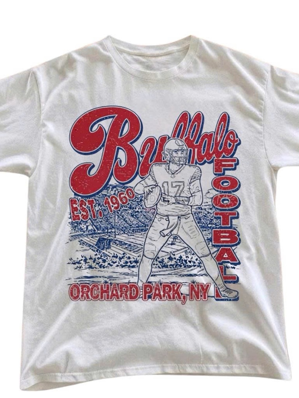 Buffalo Game Day Vintage Football Shirt